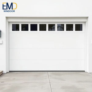 Portes de garage en bois avec panneaux d'isolation thermique double couche - Product Image 4