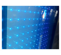 Écran en verre LED trempé à structure solide pour mur, décoration extérieure pour cuisine, salon, salle de bain, salle à manger, école