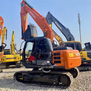 HITACHI เครื่องขุด ZX130รถไฮดรอลิก13ตันของแท้ ZAXIS130มือสองเครื่องยนต์ขุดดิน ZX200 - Product Image 1