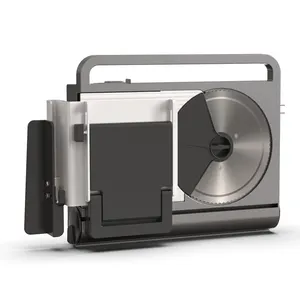 Mini trancheuse à viande domestique entièrement automatique 150w, trancheuse à viande électrique de 1 à 15mm, coupe-légumes à <span class=keywords><strong>jambon</strong></span> d'épaisseur réglable - Product Image 3