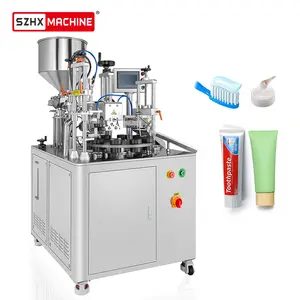 Semi-Auto Soft Tube Filling And Sealing Machine For Liquid Manufacturing Plant