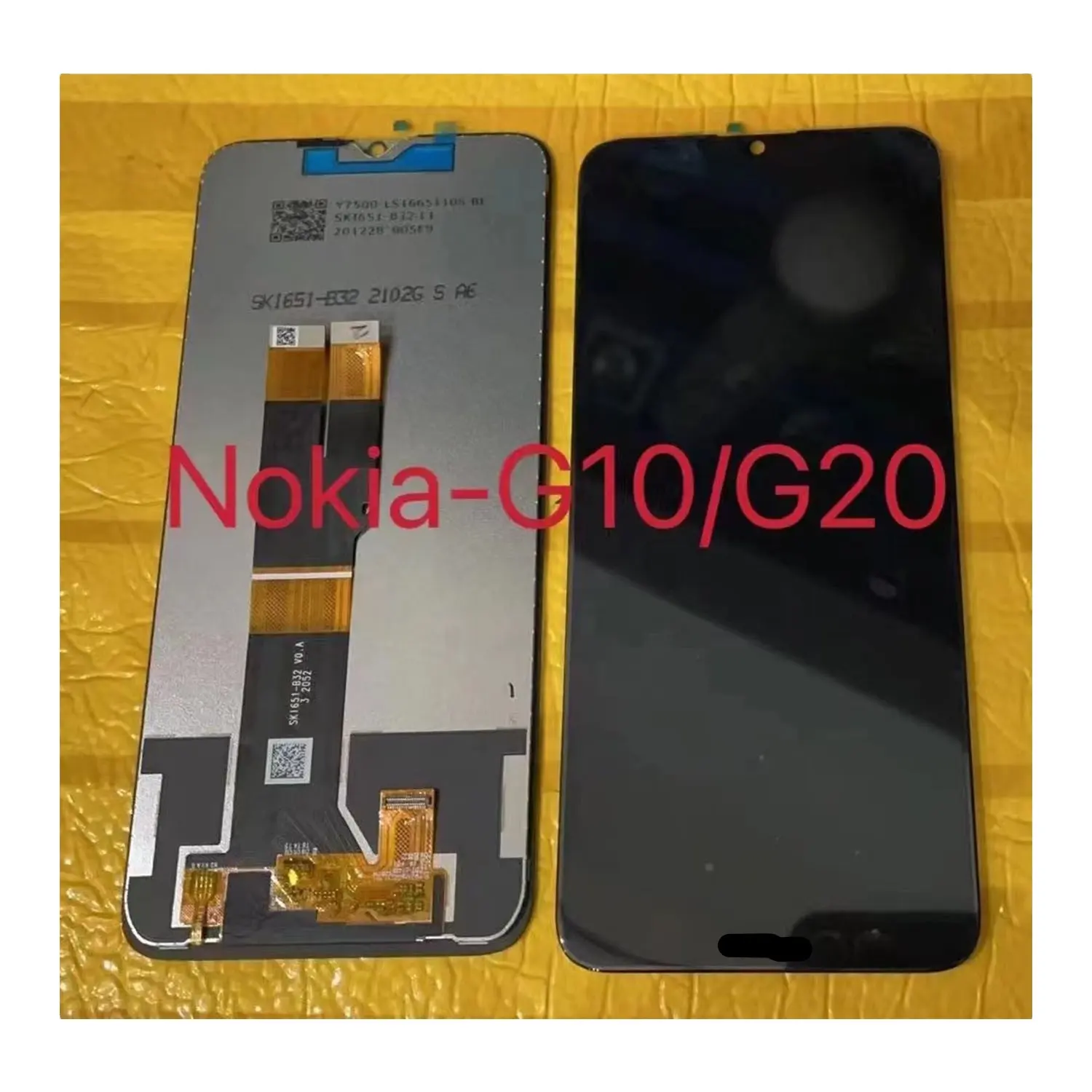 โทรศัพท์มือถือ LCD LCD สำหรับ Nokia C10 1.2 2.2 2ชิ้น3 4 5อะไหล่ซ่อมจอ LCD