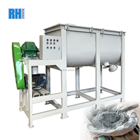 Mélangeur à ruban horizontal pour sable de fonderie et acier au carbone 1000L 3000L 5000L, pour le mélange d'additifs dans le sable de fonderie