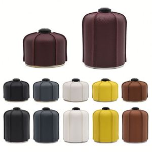 Large Size Pu Leather Protective Sleeve for <b>Gas</b> Tank Waterproof Outdoor <b>Camping</b> Hiking Mini Stove Accessory - Product Image 3