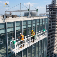 Plateforme de travail suspendue électrique à grande hauteur Zlp630 Zlp800 Zlp1000, gondole suspendue pour le nettoyage de vitres, à vendre et à louer
