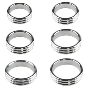 AIZHILIAN Manufacture And Supplier Round bar High Quality Stainless Steel Metal BDSM Penis Ring Prime Quality Cock Rings