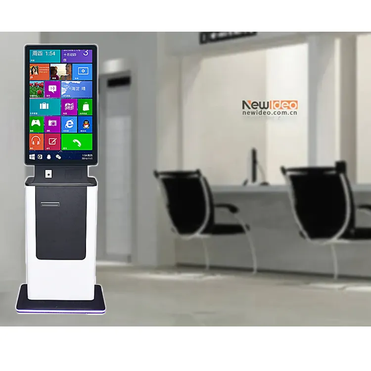 Kiosque libre-service Crtly 32 pouces machine de change distributeur automatique de billets kiosque de paiement de factures machine de manutention de billets