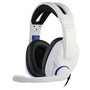 Cuffie cablate con microfono 3D Surround Sound auricolari cuffie da gioco per PS5 Xbox <span class=keywords><strong>One</strong></span> PC-bianco - Product Image 1