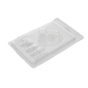 Blister con bisagras Plástico <span class=keywords><strong>Clamshell</strong></span> PET Plástico transparente Cbox Protector Caja de blíster plegable en stock - Product Image 2