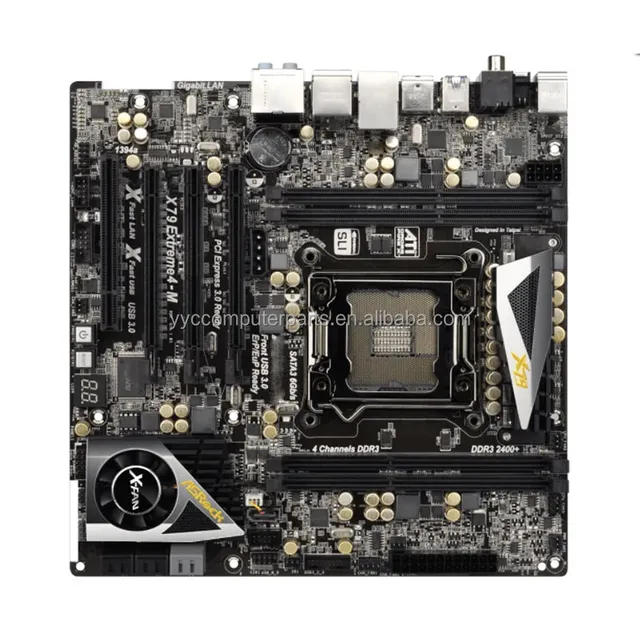 Desktop Motherboard for Asrock X79 Extreme4-M M-ATX DDR3 2011 Core I7/ I5/i3 32GB High Quality 95% New