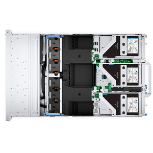 เซิร์ฟเวอร์ GPU รุ่น PowerEdge R760 แบบ 2U Rackmount พร้อมใช้งาน มีสินค้าในสต็อก ใช้ CPU Xeon 4410Y*2 แรม 16GDDR5 รองรับการจำลองเสมือน (Virtualization)  การประมวลผลกราฟิก DeepseekGPU  กำลังการประมวลผลสูง รุ่น PowerEdge R760 - Product Image 1