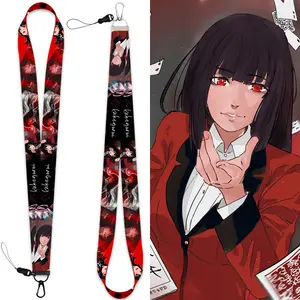 Hot Anime Jujutsu Kaisen Ribbon Keychain Detachable Work Pass Phone Lanyard  - Buy Jujutsu Kaisen Anime Lanyard Wristband,Detachable Animation Lanyard