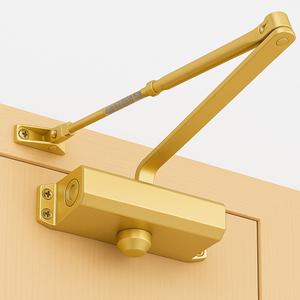 现代铝合金自动闭门器可调速酒店用两速商用闭门装置 - Product Image 2