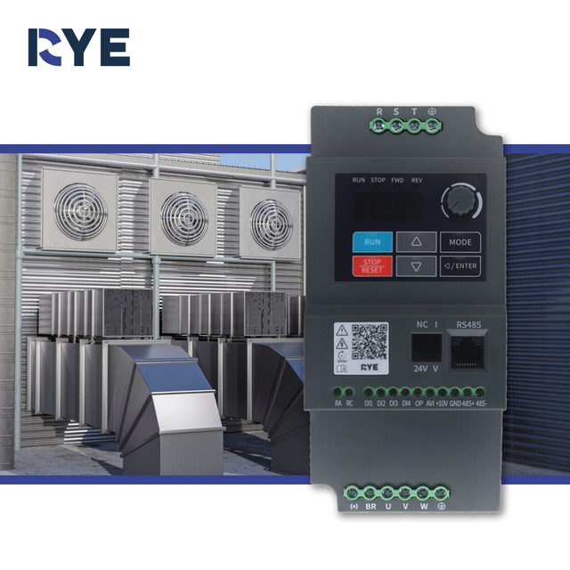 RYE Low Voltage 4KW 5.5KW VFD Variable Frequency Driver AC Drive 3Phase Converter Inverter Pump VFD Frequency Converter