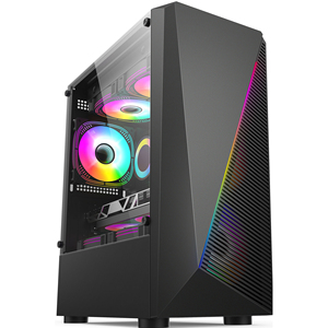 Toàn cảnh Glass chơi game trường hợp nước làm mát trường hợp máy tính chơi Game tháp máy tính đầy đủ towe trường hợp MicroATX Máy tính chơi Game Gamer trường hợp - Product Image 3