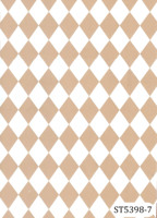 Nappe en polyester imperméable, résistante à l'huile et à la chaleur, facile à nettoyer, motif géométrique rétro à losanges, pour pique-nique et repas