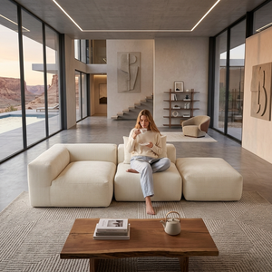 Divano Modulare Lazy Lounging Cloud, Set di Divani Componibili Moderni per Soggiorno, Divano Senza Struttura - Product Image 6