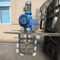 Geïntegreerde 316l Hoge Shear Fructose Mixer Crush Emulgerende Wand Roeren Hoge Viscositeit Opslagtank Voor Fruit Drukvat