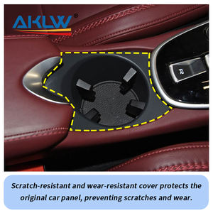 Para 2019-2022 <span class=keywords><strong>McLaren</strong></span> GT carbono forjado fibra de carbono verdadera accesorios interiores de coche Control Central taza de té marco decorativo - Product Image 6