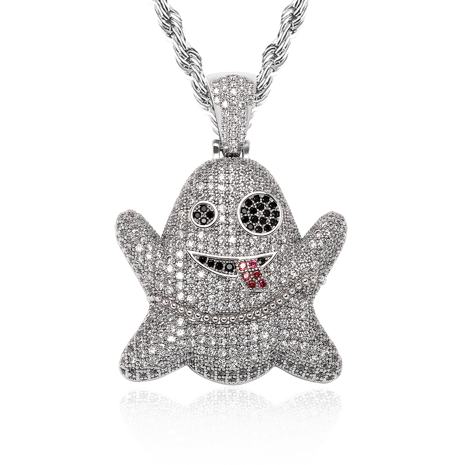 Silver (default included 24-inch twist chain)