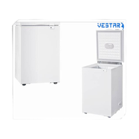 Congélateur 145L, mini-congélateur domestique à porte battante, armoire de congélation rapide, petit congélateur domestique pour la conservation des aliments