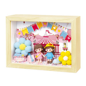 Cadre <span class=keywords><strong>photo</strong></span> en bois Kairele Nebula Fantasy, kit de bricolage créatif pour enfants, cadeau jouet pour garçons et filles, vente en gros - Product Image 5