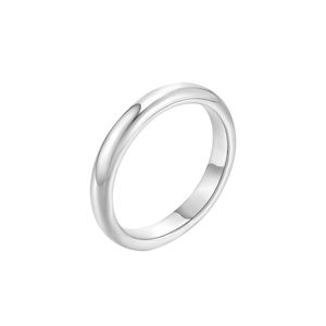 Bague simple en argent 925, minimaliste, à porter tous les jours, unisexe, bijoux fins - Product Image 1