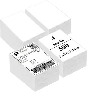 Etiquetas de Endereço Térmicas Fanfold 4x6 para Impressão, Etiquetas de Embalagem e Envio, Rolo de Adesivos - Product Image 3