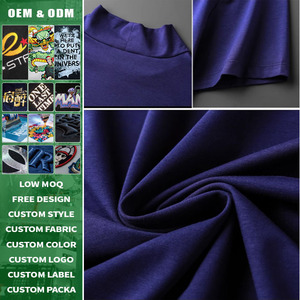 เสื้อยืดคอเต่าผ้าคอตตอนเมอร์เซอไรซ์แบบยูนิเซ็กซ์ สั่งทำขายส่ง เสื้อเปล่าแขนสั้น ใส่สบายระบายอากาศได้ดี ทรงปกติ เหมาะสำหรับฤดูร้อน - Product Image 3