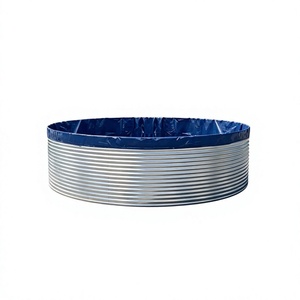 Équipement d'aquaculture en PVC haute densité et acier galvanisé pour poissons et crevettes, bassin piscicole à <span class=keywords><strong>vendre</strong></span> - Product Image 1