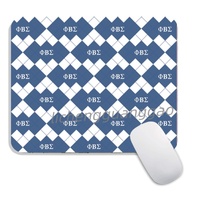 Tapis de souris personnalisé Gamma Phi Delta Sorority, base en caoutchouc antidérapante, tapis de souris pour ordinateur