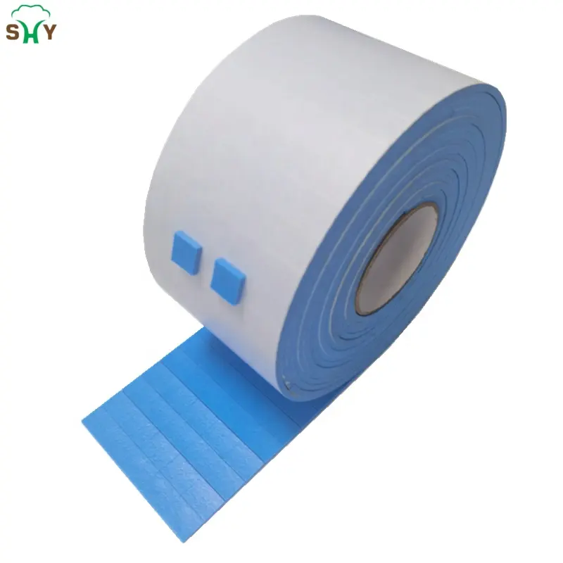 Hot Sale 18*18*4mm Blue Self Adhesive PVC Foam Spacer Pads for Glass Protection Adhesive foam pads