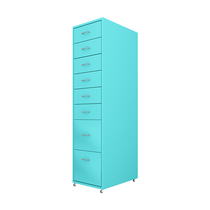 Industrial Style Metal Mobile Cabinet 8 Drawers Design Used Steel Storage Cabinets