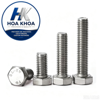 Fabricant de fixations DIN933, acier inoxydable 304/316, grade 201/304/316, boulons à tête hexagonale externe et écrous M6 M8 M10 M12