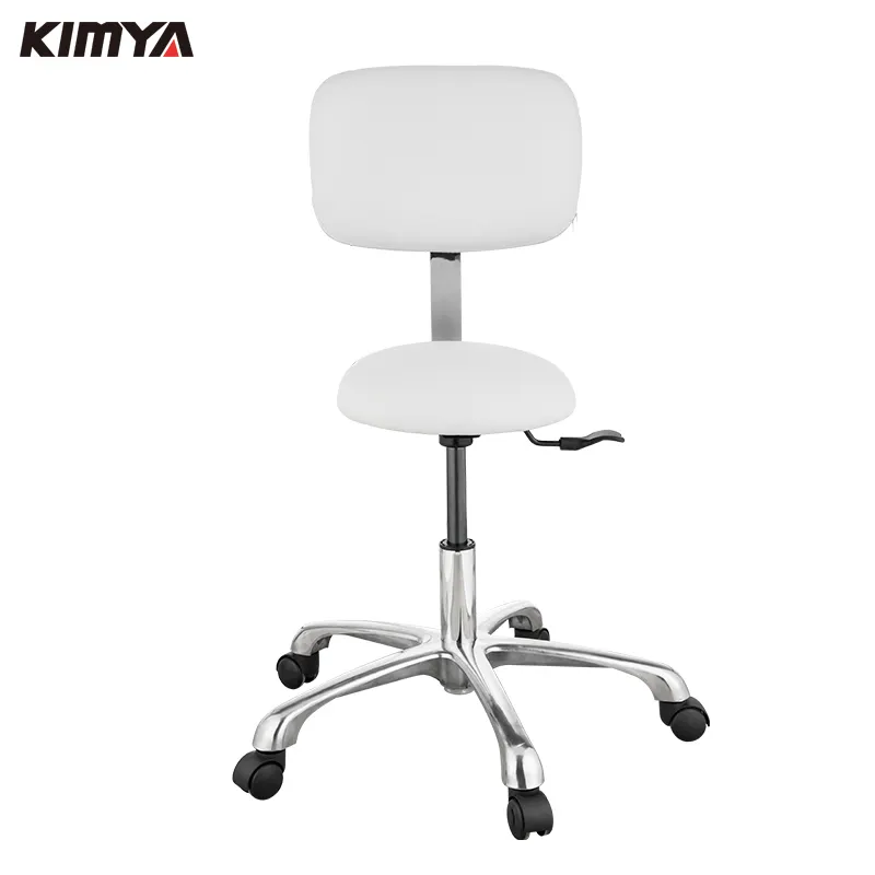 High quality salon spa tattoo white salon barber chair stool with backrest