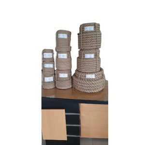 Corde torsadée en Jute naturelle 100%, de bonne qualité, pour l'escalade, le jardinage et l'agriculture, emballage durable - Product Image 1