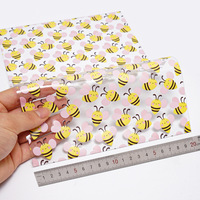30*120CM Custom Kunstleder Cartoon PVC Vinyl Stoff Digital bedruckte Früchte Bananen muster für Handtaschen