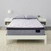 Matelas à ressorts ensachés moderne de haute qualité, écologique, en tissu tricoté, taille complète, pour la maison, la chambre, l'hôpital, l'école
