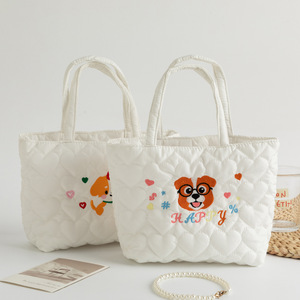 กระเป๋าเบนโตะ กระเป๋าถือปักลายน่ารัก กระเป๋าช้อปปิ้งสำหรับผู้หญิง - Product Image 2