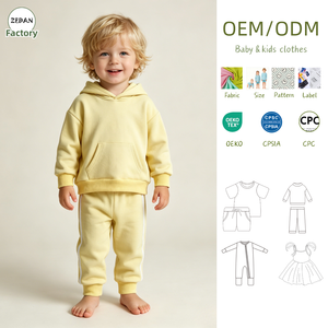 Frühlings-Jungenbekleidungssets Zweiteilig Bedruckt Lässig Langarm Kordelzug Jogginghose Hemd Baumwolle Individuelles Logo <span class=keywords><strong>Zedan</strong></span> - Product Image 1