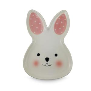 Plat à bonbons de Pâques en forme de <span class=keywords><strong>lapin</strong></span>, peint à la main, plat en dolomite, plat à biscuits en céramique en forme de <span class=keywords><strong>lapin</strong></span> de Pâques - Product Image 1