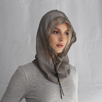 Chapeau de protection anti-radiation EMF en fibre d'argent pur à 100 %, personnalisé en usine, pour la tête et le cou, OEM ODM, emballage personnalisé disponible