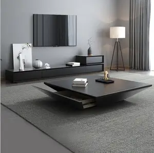 Modern oturma odası Nordic sehpa TV dolabı kombinasyonu basit küçük daire zemin dolabı