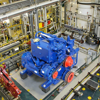 3-Zylinder Schiffsdieselmotor ZF12M Getriebe 380J-3 Elektrischer Start 1,357L 262kg 1 Jahr Garantie Euro 3 Emission Geschlossen