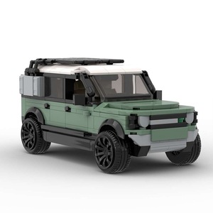 Giocattoli Personalizzati di Veicoli da Costruzione, Auto SUV per Bambini, Mini Modelli Moc Fai-da-Te, Set di Blocchi da Costruzione per Auto SUV - Product Image 1