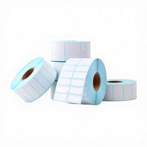 Wholesale Custom 100*150mm Holographic Thermal Yellow <b>Roll</b> Adhesive <b>Stickers</b> Waterproof Dingfeng Brand Supermarket Label Paper - Product Image 1