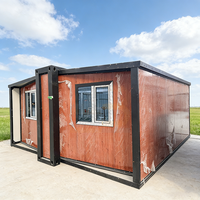 Maison conteneur préfabriquée à bas prix de 40 pieds, micro-hôtel pliable, entrepôt avec conception détachable, panneau sandwich
