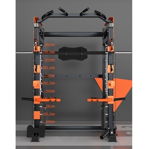 Máquina <span class=keywords><strong>Smith</strong></span> de Alta Tecnología, Equipo de Fitness Multifuncional de Alta Resistencia, Fabricada en Acero para Uso Comercial, Pila de Pesas de 300 kg, Unisex - Product Image 6
