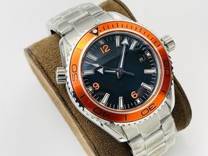 Reloj de buceo de calidad 5A de 45 mm, ultra profundo, con movimiento mecánico automático, correa de caucho naranja, reloj de buceo - Product Image 4