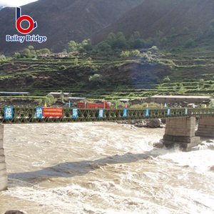 สะพานเบลีย์โครงสร้างเหล็กหนักคุณภาพดีที่สุดปี <span class=keywords><strong>2021</strong></span> พร้อมบริการเชื่อม ตัด และดัดเหล็กสำหรับทางหลวง - Product Image 5